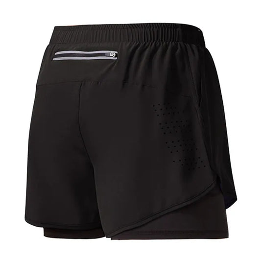 Short RP 2 en 1 avec Boxer intégré - Noir